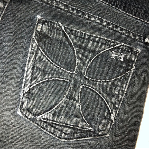 { Habitual } Black Denim Straight Leg Jeans - Picture 2 of 6